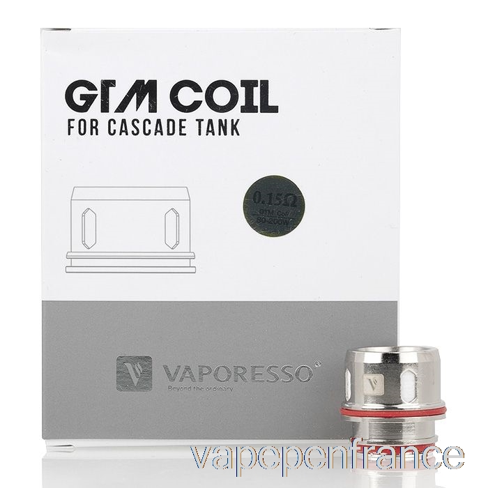 Vaporesso Cascade Gtm Bobines De Remplacement 0.15ohm Gtm 8 Bobines Stylo Vape